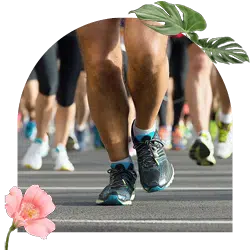 A 5K race is an effective peer-to-peer fundraising idea. 